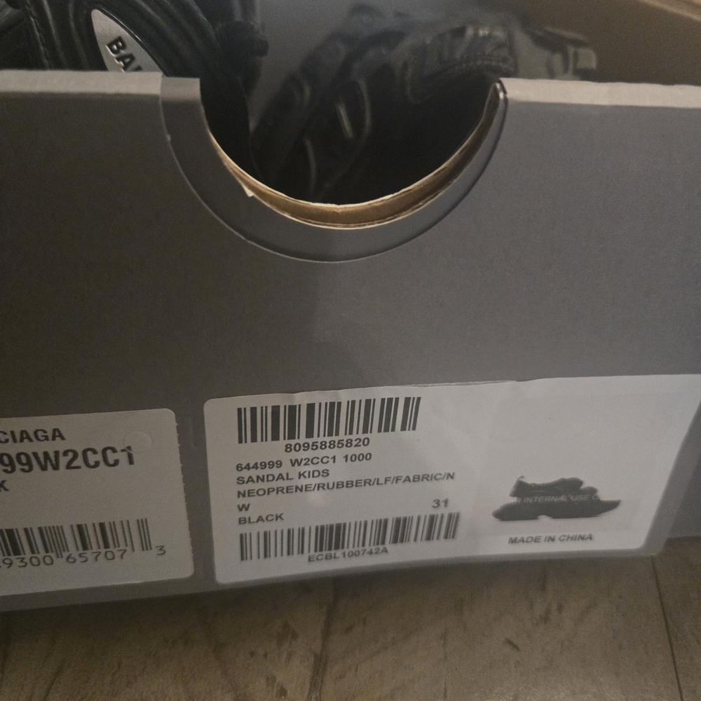 Balenciaga Black Sandals
